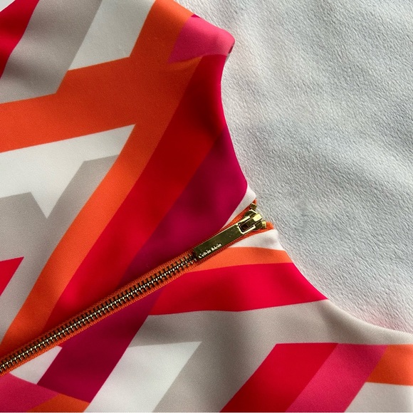 NWT Geometric Calvin Klein Dress - Picture 5 of 8